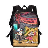 13 Inch Gravity Falls Backpack Kids Schoolbags Girls Boys Kindergarten Toddler