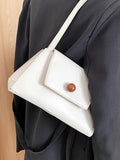 French Texture Shoulder Bag for Women Summer Solid Underarm Pack