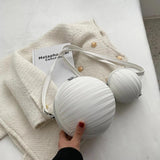Green Ball Shape Handbag 2PCS/Set Purse Crossbody Bag For Women