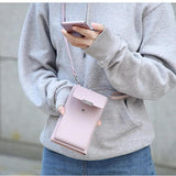 Ms. PU Leather Diagonal Bag Multifunctional Mobile Phone Small Bag