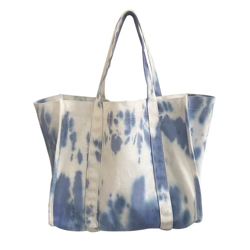 Canvas Shoulder Bag Literary Women's Tote Handbag