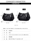 Women's Bags PU Leather Soft Shoulder Handbags Large Capacity Diagonal Mom Bags