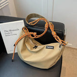 Nylon Bucket Purses and Handbags Canvas Lady Totes