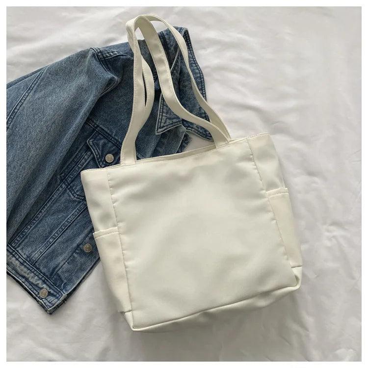 Casual Women Canvas Tote Bag Beach Shoulder Bag Large Capacity