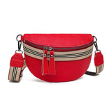 Fanny Belt Pack PU Messenger Bags Diamonds Crossbody Cosmetics Shopper Purse