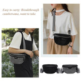 Fanny Belt Pack PU Messenger Bags Diamonds Crossbody Cosmetics Shopper Purse