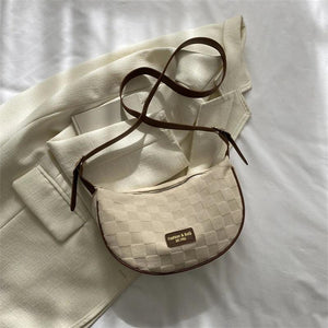 Plaid Shoulder Bag for Women Crossbody Bags Girls Handbags