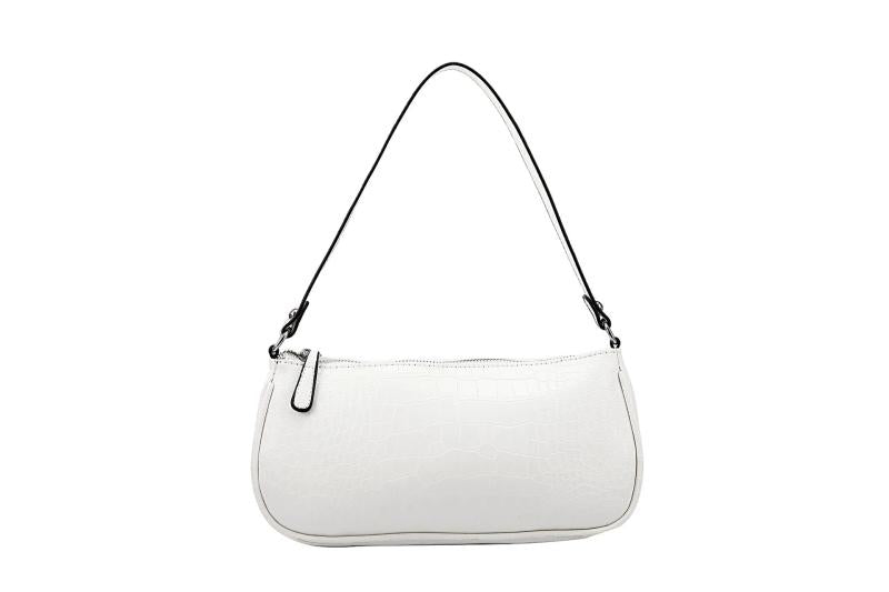 Crocodile Pattern Shoulder Bag Clutch Bag Patent Leather Underarm Shoulder Bag