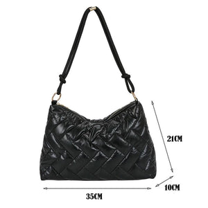 Women's Nylon Shoulder Bag Space Pad Underarm Bags Ladies Shopper Handbags