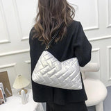 Women's Nylon Shoulder Bag Space Pad Underarm Bags Ladies Shopper Handbags