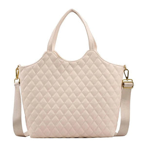 Women Plaid Totes Large Capacity Shoulder Bag Casual Handbags