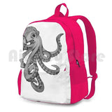Fantasy Octopus Hiking Backpack Waterproof Camping Travel
