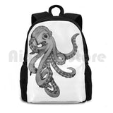Fantasy Octopus Hiking Backpack Waterproof Camping Travel