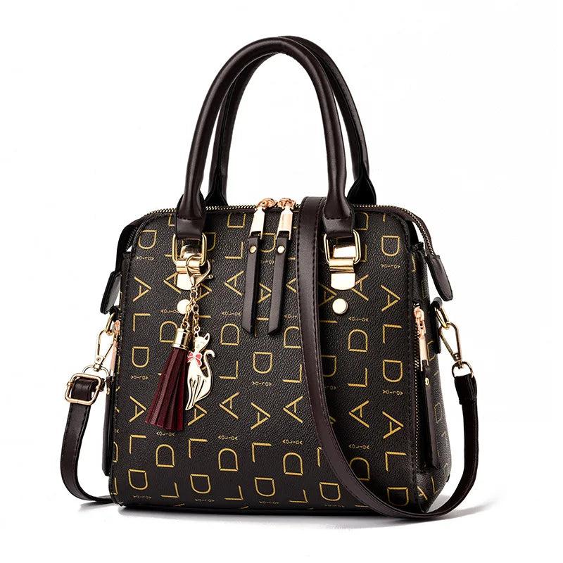 Soft PU Leather Shoulder Bag Crossbody Tote Women Handbag