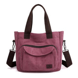 Canvas Women's Tote Bag Large Capacity Shoulder Handbag