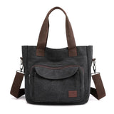 Canvas Women's Tote Bag Large Capacity Shoulder Handbag