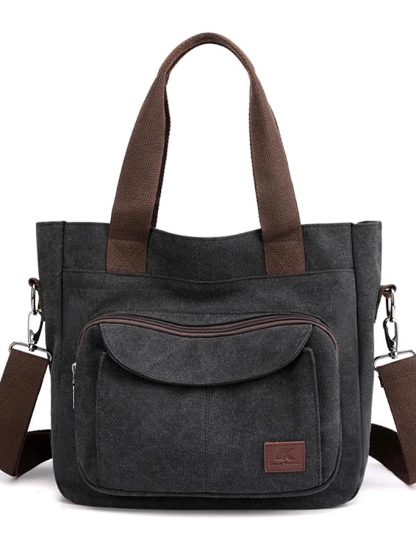 Canvas Women's Tote Bag Large Capacity Shoulder Handbag