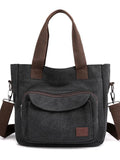 Canvas Women's Tote Bag Large Capacity Shoulder Handbag