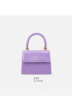 Crocodile Pattern Shoulder Bag Messenger Handbag