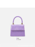 Crocodile Pattern Shoulder Bag Messenger Handbag