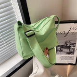 Large-capacity Women's Canvas Messenger Tote Handbag