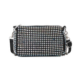 Rhinestone Shoulder Messenger Crossbody Bag Diamond Chain Ladies Casual Purse