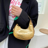 Retro PU Shoulder Bag for Women Large Capacity Crossbody Bags