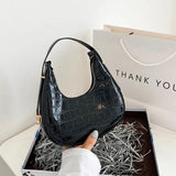 Retro PU Shoulder Bag for Women Large Capacity Crossbody Bags