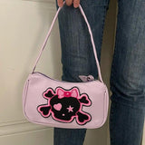 Retro Skeleton Harajuku Style Handbag Storage Crossbody Bag