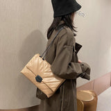 PU Leather Shoulder Handbag Women Small Square Crossbody Underarm Chain Clutches
