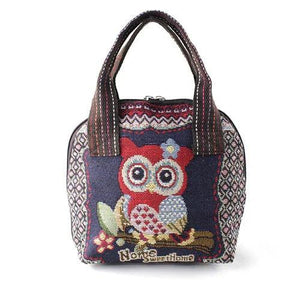 Ethnic Style Embroidered Shell Handbag 24*19.5*2.5