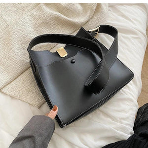 Large Capacity One Shoulder Bags Women's PU Leather High Style Female