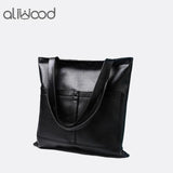 Women's PU Leather Shoulder Bag Large Capacity Tote