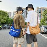 Vintage Canvas Crossbody Bag Eco Messenger Shopper Bag