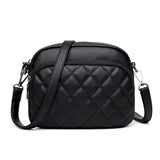 Ladsoul Handbag And Purses Solid PU Leather Crossbody Bag