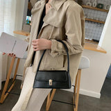 Women's PU Leather Handbag Tote - Solid Flap Bag for Ladies