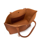 Tassel Shoulder Bag PU Lady Shopping Bag Large Tote Bag Female Handbags