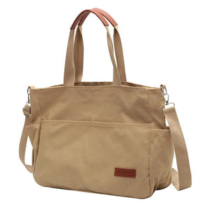 Canvas Tote Shoulder Bags Large Capacity Casual Bag