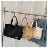 Canvas Tote Shoulder Bags Large Capacity Casual Bag