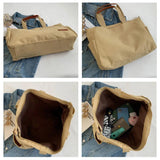 Canvas Tote Shoulder Bags Large Capacity Casual Bag