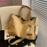 Canvas Tote Shoulder Bags Large Capacity Casual Bag