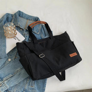 Canvas Tote Shoulder Bags Large Capacity Casual Bag