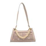 Casual Women's Totes Shoulder Bag PU Leather Handbag Flower Pattern