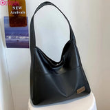 Soft Surface Underarm Shoulder Bag Large Capacity for Shopping and Travel
