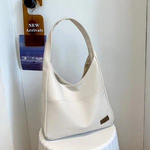 Soft Surface Underarm Shoulder Bag Large Capacity for Shopping and Travel