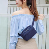 Sports Crossbody Shoulder Bag Small Object Storage Zipper Closure