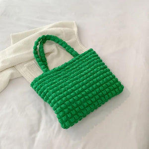 Women Cloud Bubbles Shoulder Bag Large Capacity Underarm Tote Handbag