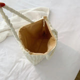 Women Cloud Bubbles Shoulder Bag Large Capacity Underarm Tote Handbag