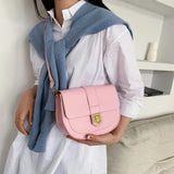 Crocodile Pattern Shoulder Bag PU Leather Messenger Bag