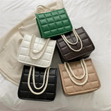 Women's Felt Shoulder Bag Armpit Handbags Purses Saddle Bag